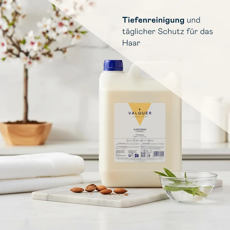 5 L Professionelle Shampoo Flasche | Stärkt und schützt das Haar | Tiefenreinigung und Geschmeidigkeit für alle Haartypen | Vegane Formel, silikonfrei