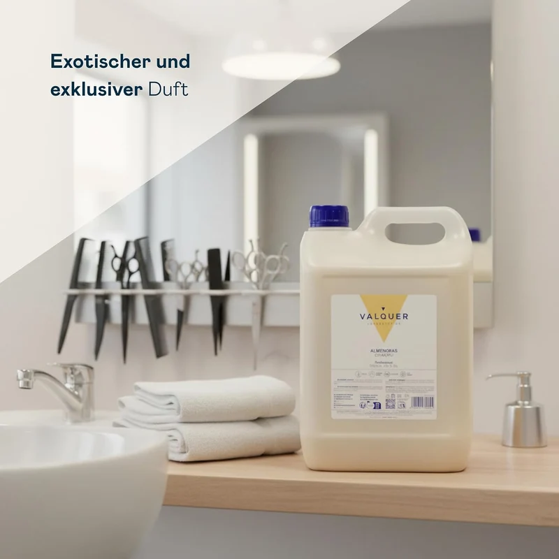 5 L Professionelle Shampoo Flasche | Stärkt und schützt das Haar | Tiefenreinigung und Geschmeidigkeit für alle Haartypen | Vegane Formel, silikonfrei