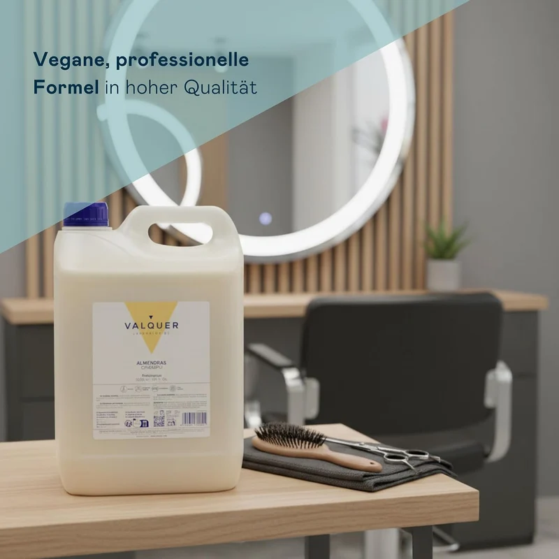5 L Professionelle Shampoo Flasche | Stärkt und schützt das Haar | Tiefenreinigung und Geschmeidigkeit für alle Haartypen | Vegane Formel, silikonfrei