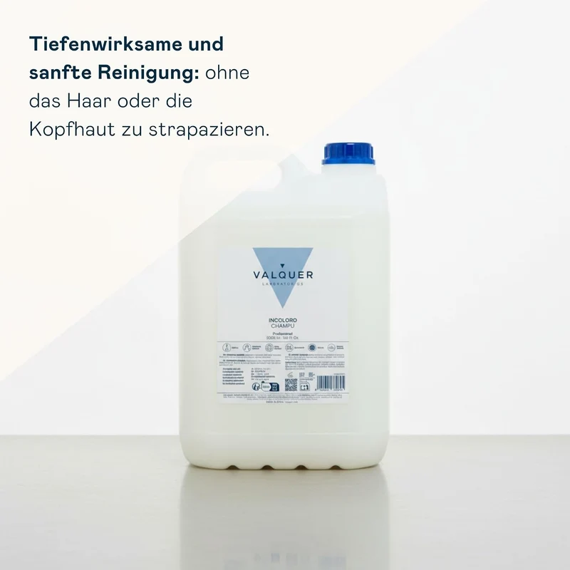 5 L Professionelle Shampoo Flasche | Stärkt und schützt das Haar | Tiefenreinigung und Geschmeidigkeit für alle Haartypen | Vegane Formel, silikonfrei