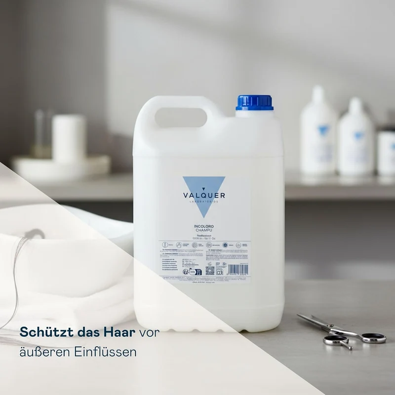 5 L Professionelle Shampoo Flasche | Stärkt und schützt das Haar | Tiefenreinigung und Geschmeidigkeit für alle Haartypen | Vegane Formel, silikonfrei