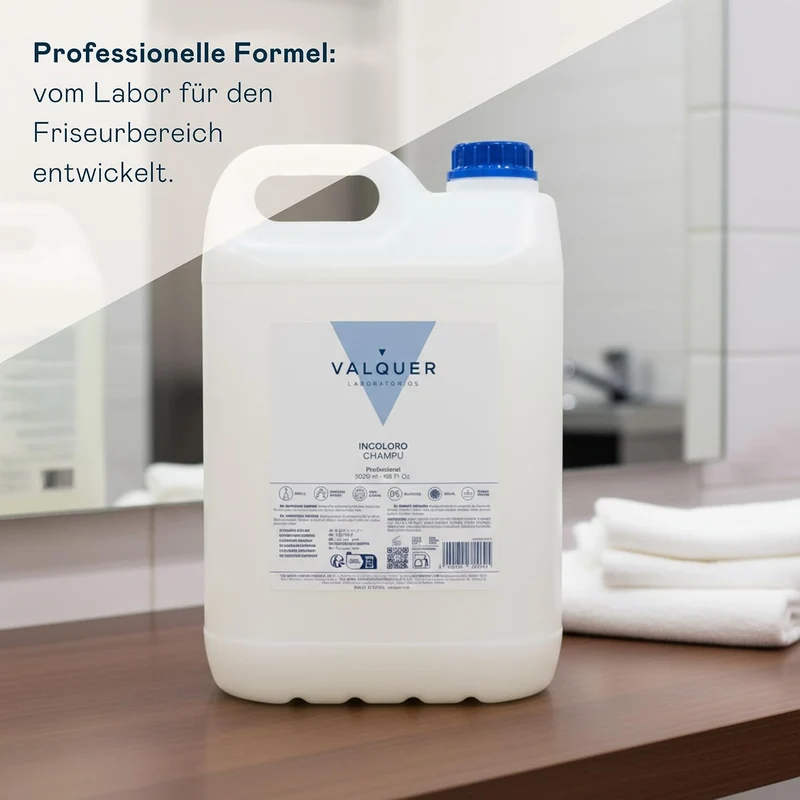 5 L Professionelle Shampoo Flasche | Stärkt und schützt das Haar | Tiefenreinigung und Geschmeidigkeit für alle Haartypen | Vegane Formel, silikonfrei