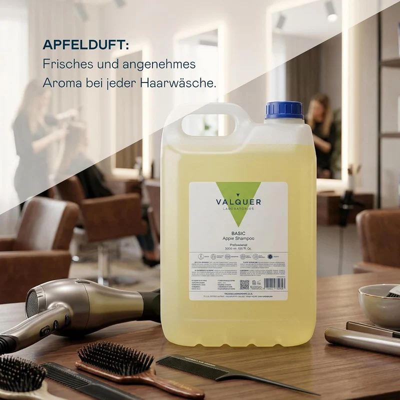 5 L Professionelle Shampoo Flasche | Stärkt und schützt das Haar | Tiefenreinigung und Geschmeidigkeit für alle Haartypen | Vegane Formel, silikonfrei