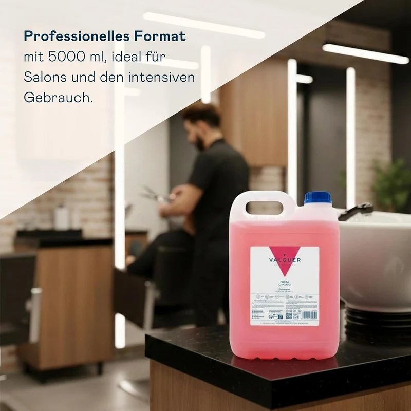 5 L Professionelle Shampoo Flasche | Stärkt und schützt das Haar | Tiefenreinigung und Geschmeidigkeit für alle Haartypen | Vegane Formel, silikonfrei