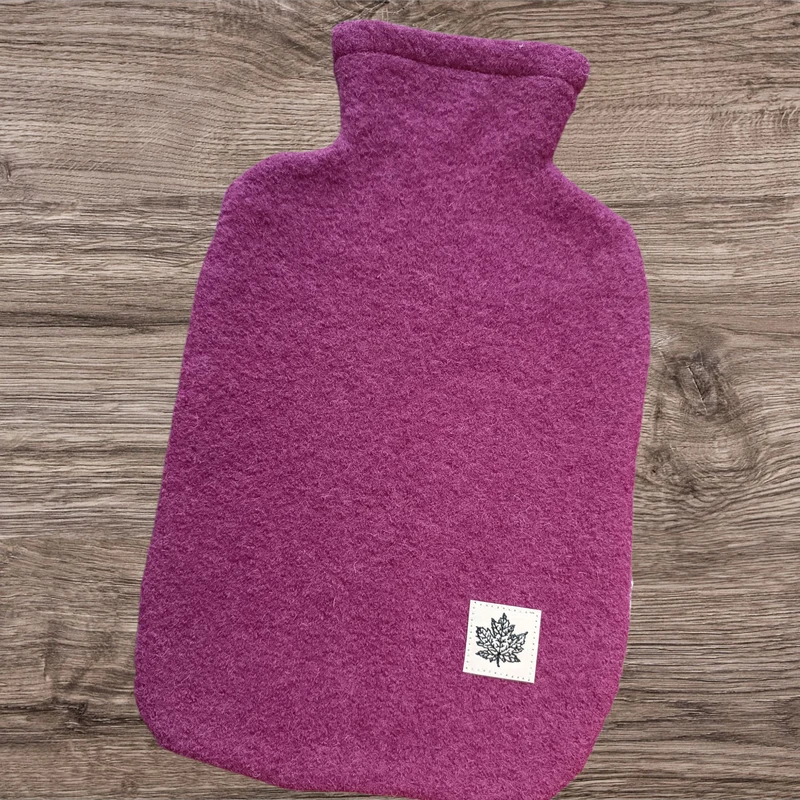 Wärmflasche Walkloden fuchsia Wollwalk Wolle