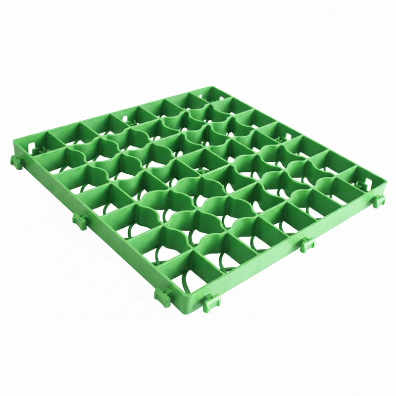 288 x Splitt - Kies & Rasengitter DAKOTA aus PP / 50 x 50 cm x 4 cm / 72 m2 grün - Europalette