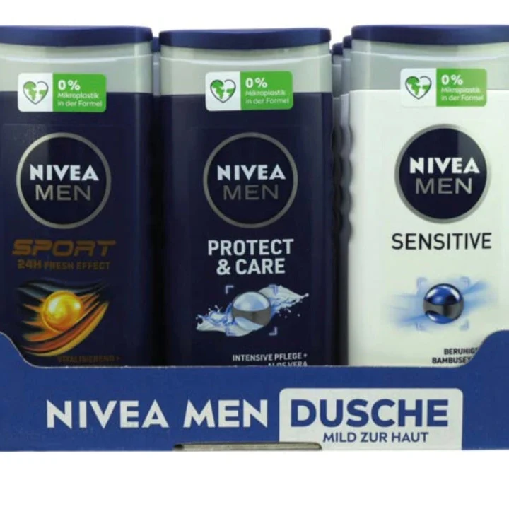 20 x 18 er Set Nivea Duschmittel / 250 ml - NEU & OVP - Restposten - Ab Lager! Gratis Versand!