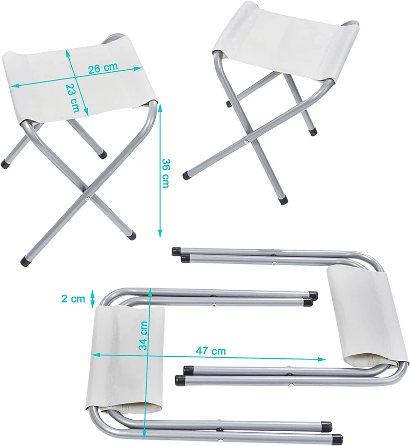 Multifunktionaler Klapptisch, für Camping, Märkte, Tapetentisch, für Feste im Garten, höhenverstellbar, schwarz