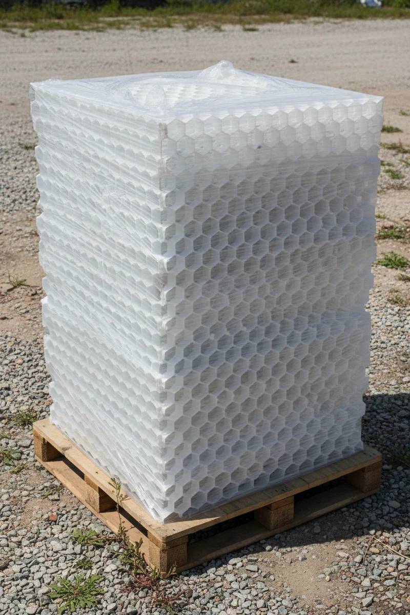 80 x FIGREX Kieswaben mit Geotextil / Rasengitter / Palette à 80 Platten 80 x 120 cm / Ab Lager Schweiz! - NEU & OVP