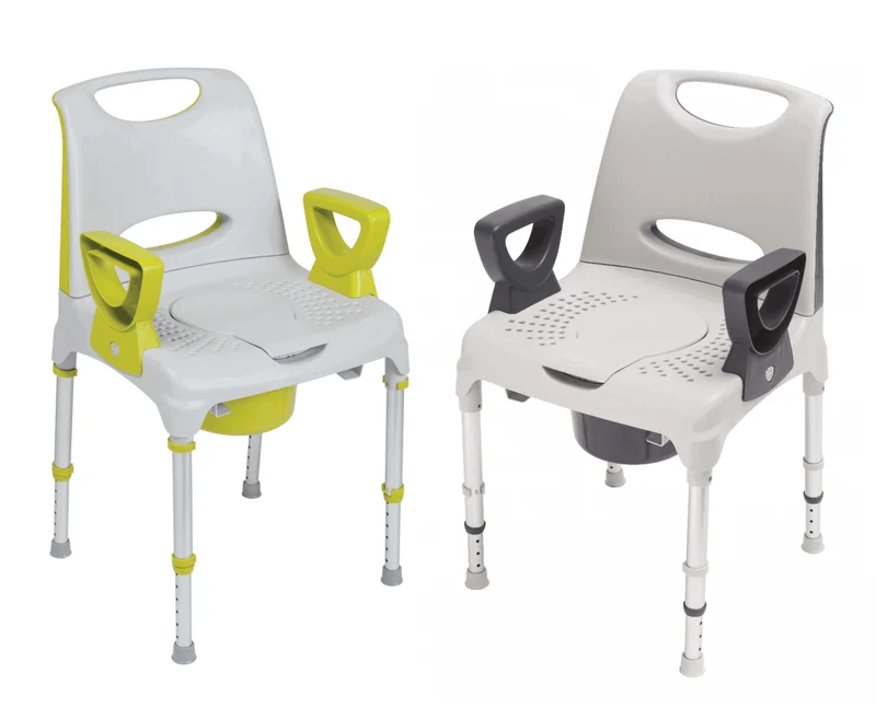 Dusch Toilettenstuhl AQ-TICA 2in1 höhenverstellbar 150 kg stabil