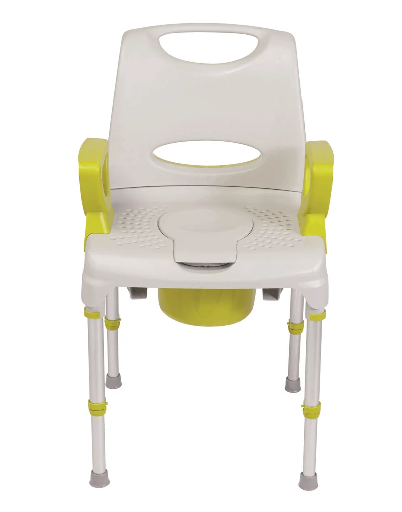 Dusch Toilettenstuhl AQ-TICA 2in1 höhenverstellbar 150 kg stabil