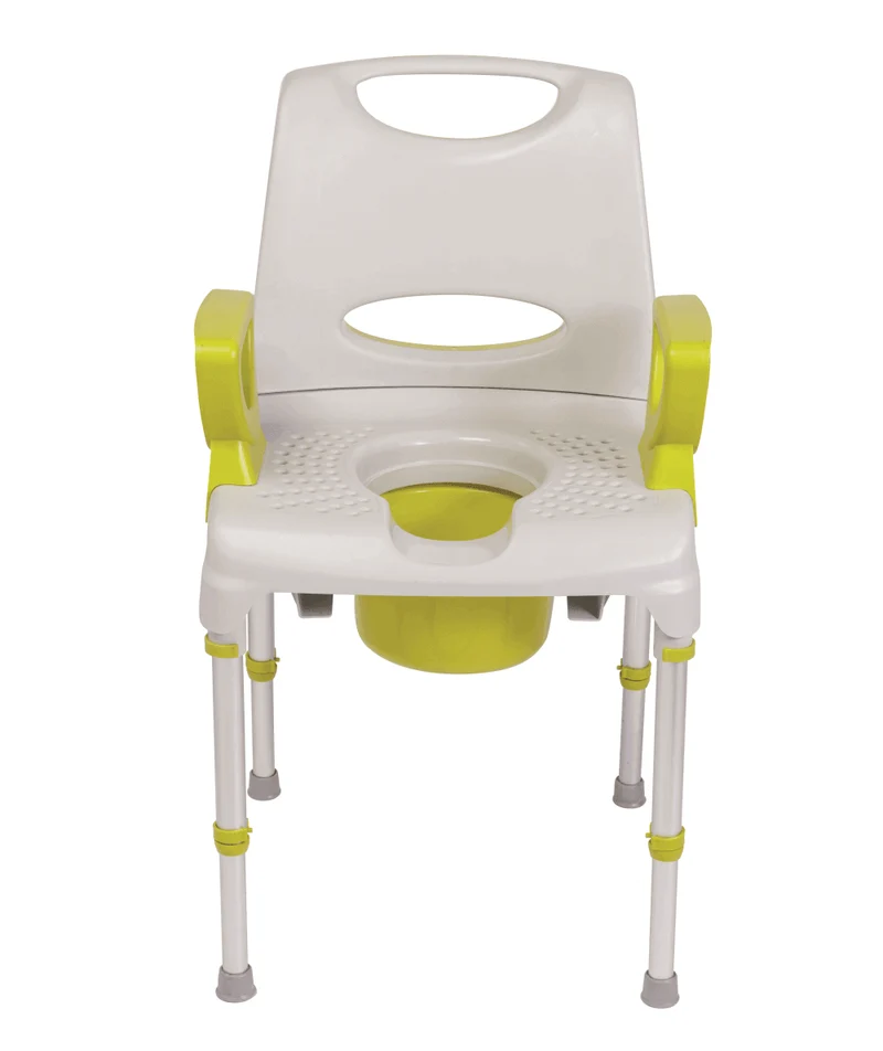 Dusch Toilettenstuhl AQ-TICA 2in1 höhenverstellbar 150 kg stabil