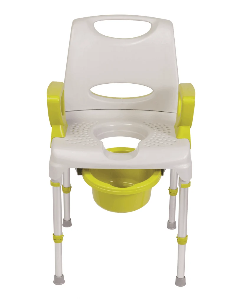 Dusch Toilettenstuhl AQ-TICA 2in1 höhenverstellbar 150 kg stabil