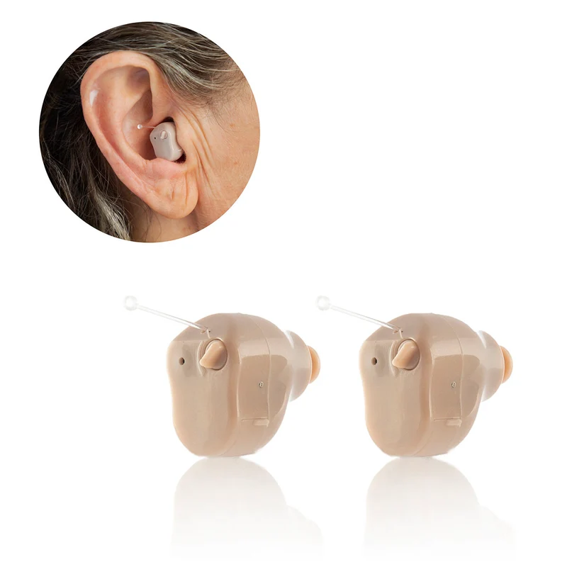Im-Ohr Hörverstärker mit Zubehör Hearzy InnovaGoods 2 Stück