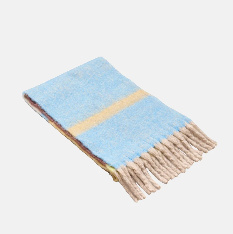 Blue Stripe Bartletta Scarf