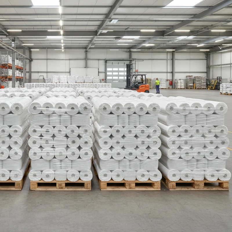 Ganzer LKW Abdeckvlies Profi / 33 Europaletten à 30 Rollen mit 50 m2 / 990 Rollen - Gratis Lieferung!