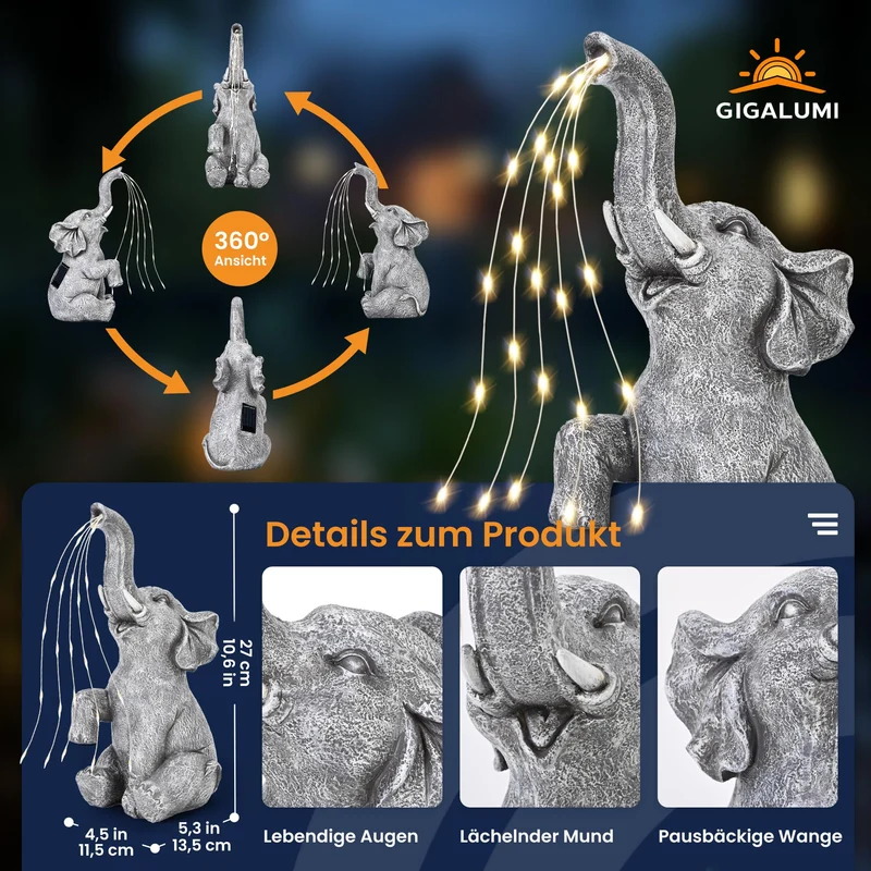 Solar Statuen Gartendeko, Bär Mutter und Bär Kind umarmen Sich, Geburtstagsgeschenk für Frauen, Geschenke für Mama, Wetterfest Gartendeko für Terrasse, draußen, Hof