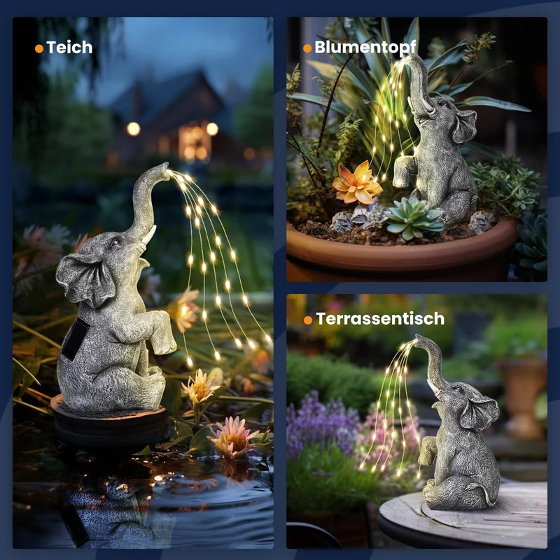 Solar Statuen Gartendeko, Bär Mutter und Bär Kind umarmen Sich, Geburtstagsgeschenk für Frauen, Geschenke für Mama, Wetterfest Gartendeko für Terrasse, draußen, Hof