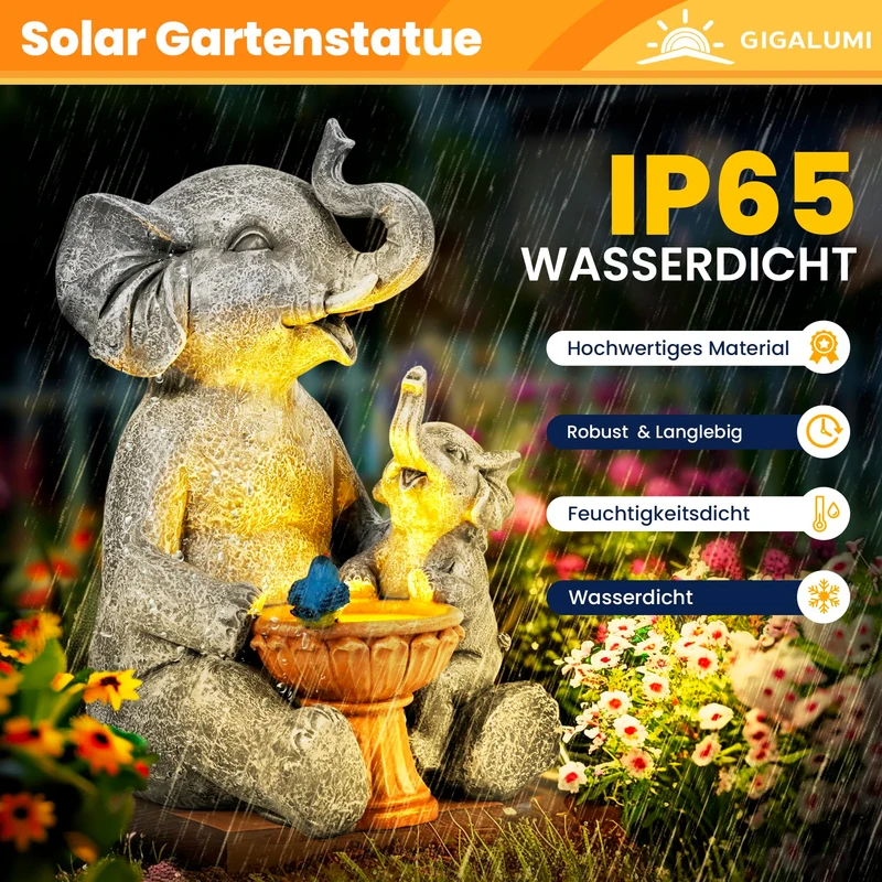 Solar Statuen Gartendeko, Bär Mutter und Bär Kind umarmen Sich, Geburtstagsgeschenk für Frauen, Geschenke für Mama, Wetterfest Gartendeko für Terrasse, draußen, Hof