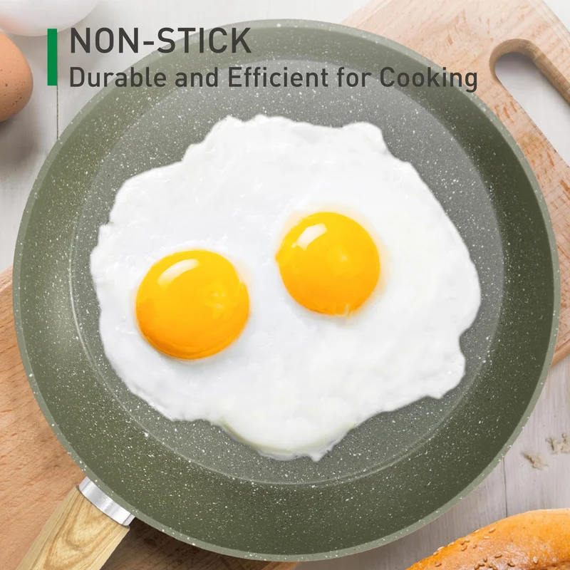 Induktions-Kochgeschirrset mit Glasbeton und Granitbeschichtung einschließlich Pfannen und Töpfen / NEU & Originalverpackt!
