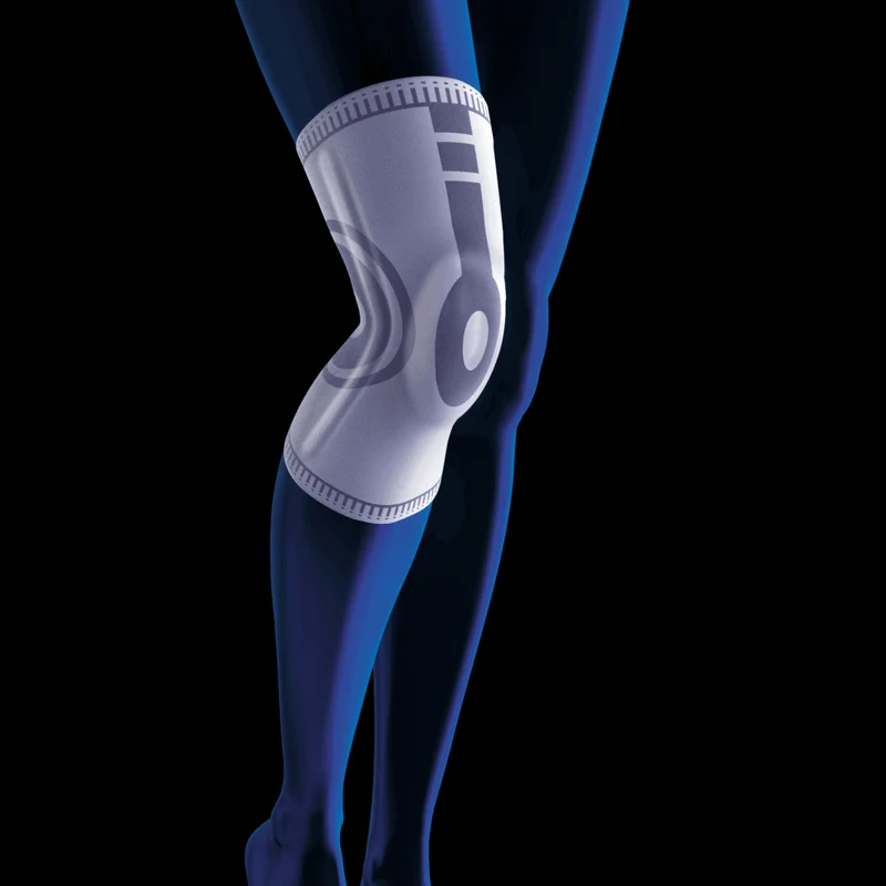 Kniebandage AccuTex mit Patella Pad für Stabilität im Knie