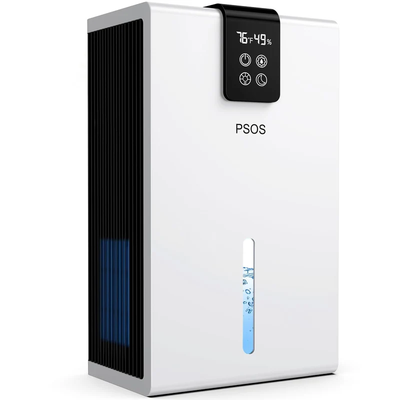 Luftentfeuchter, 2800ML Elektrischer Luftentfeuchter mit Ultra-Leise Automatischer Abschaltung, 7 Farben Licht Entfeuchter für Keller Badezimmer, Raumentfeuchter Dehumidifier für Schlafzimmer