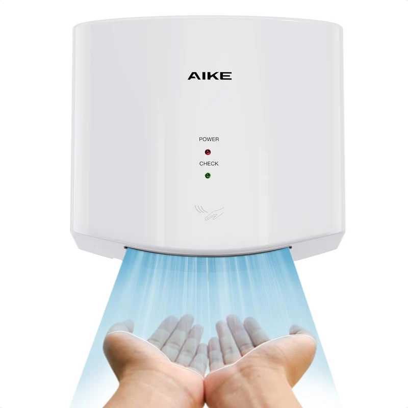 Air Wiper Kompakt Händetrockner, Hochgeschwindigkeit, 1400W 220V, Stecken & Loslegen, Papierlos & Berührungslos