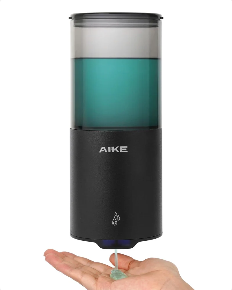 Automatischer Seifenspender für Flüssigseife, Wandmontage für Küche und Badezimmer, IPX7 Wasserdicht 400ml mit Edelstahl Gebürstetes