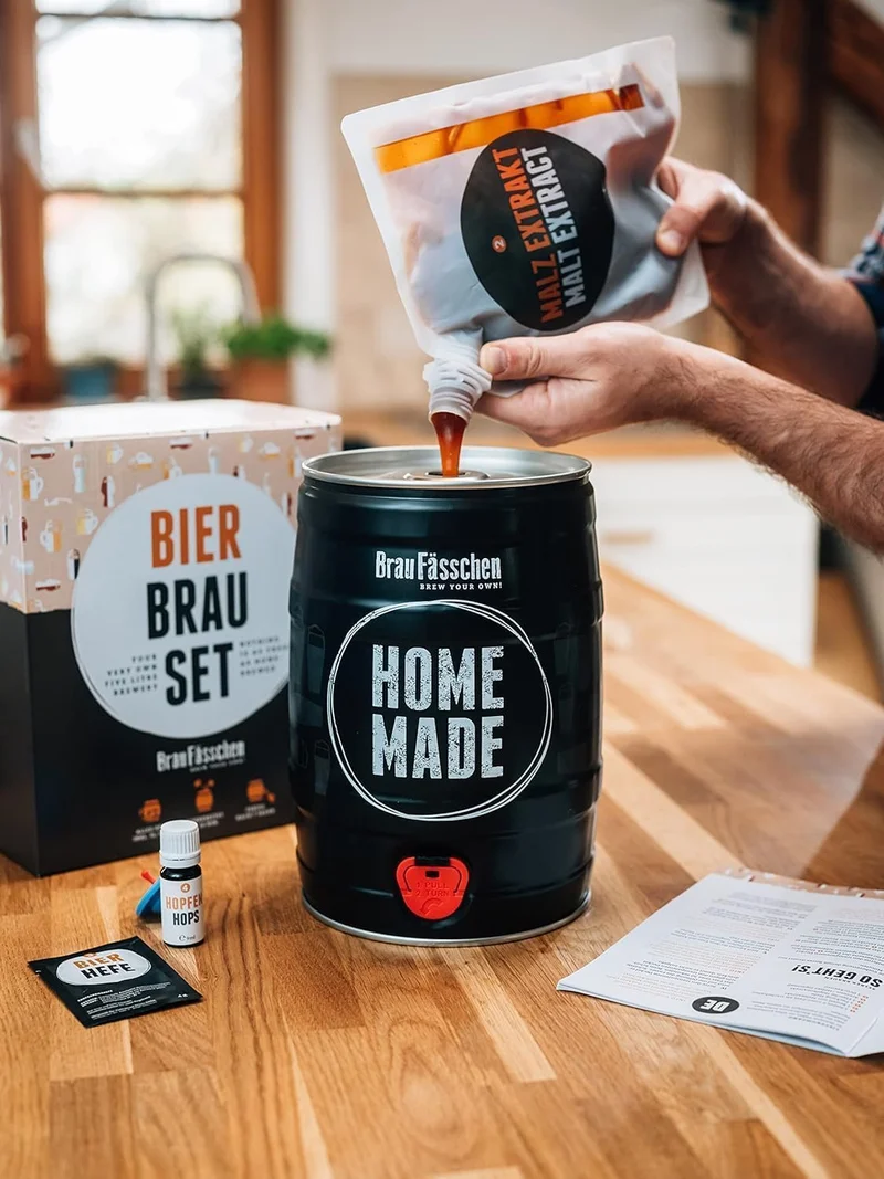 DIY Bierbrauen Set | Pils in 5 Liter Barrel | Bereit in 7 Tagen | Perfektes Geschenk! / NEU & OVP!