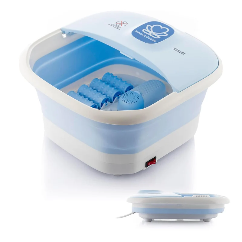 Klappbares Fußbad mit Rollen und Hydromassage Footopy InnovaGoods