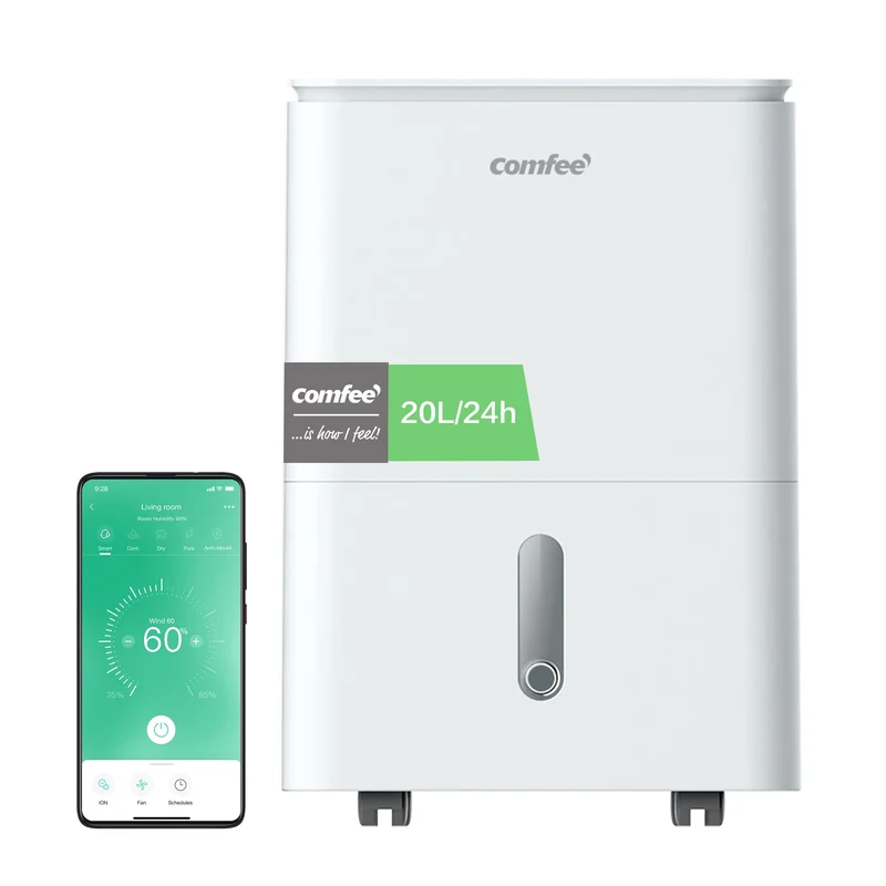 Luftentfeuchter Smart modus ,Timer 24H,Wassertank ,APP-fähig, Weiß