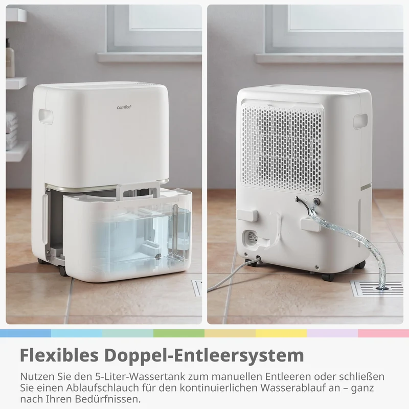 Luftentfeuchter Smart modus ,Timer 24H,Wassertank ,APP-fähig, Weiß