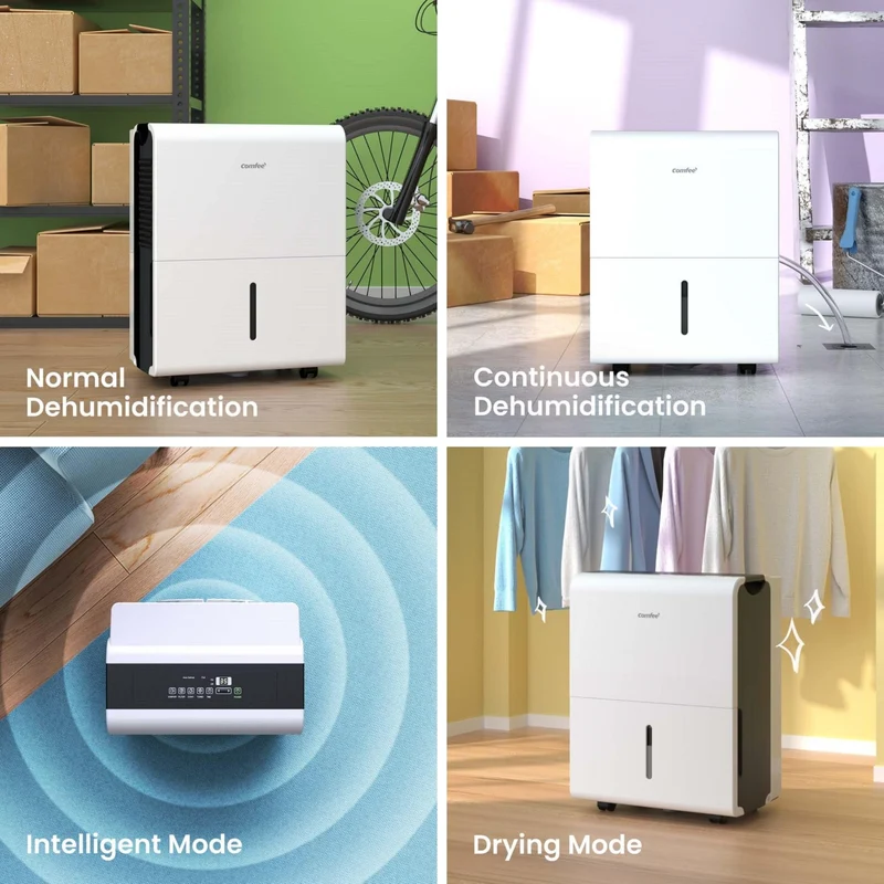 Luftentfeuchter Smart modus ,Timer 24H,Wassertank ,APP-fähig, Weiß
