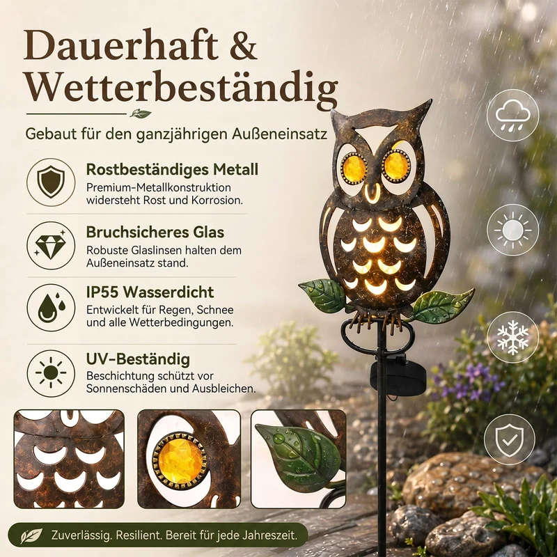 Solarleuchten Garten Schilf, Solarlampen für Außen, Wasserdichte Gartendeko für Draußen, Solar Deko für Rasen Gehweg Balkon Terrassen Landschaft Wegbeleuchtung
