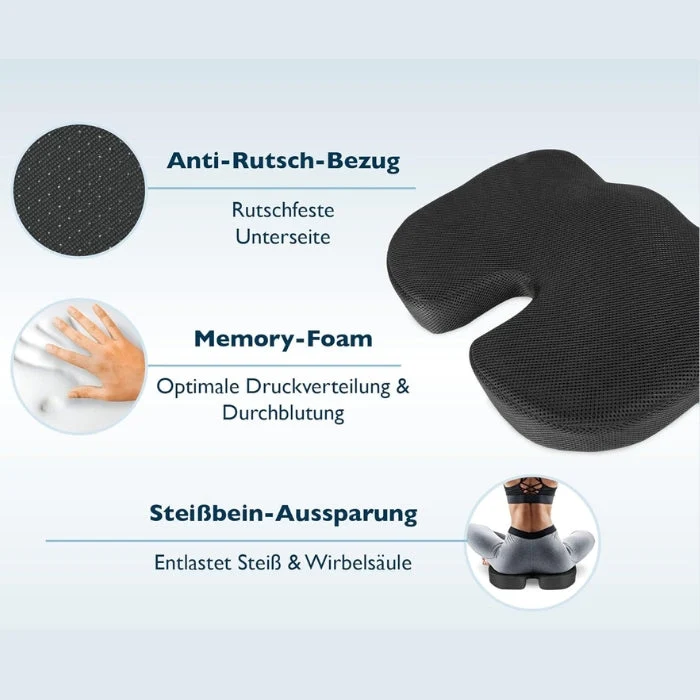 Orthopädisches Memory Foam Sitzkissen