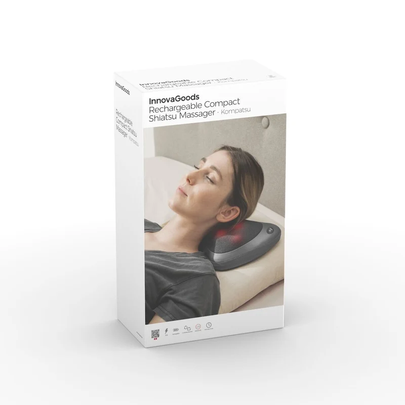Shiatsu-Massagegerät, kompakt wiederaufladbar Kompatsu InnovaGoods