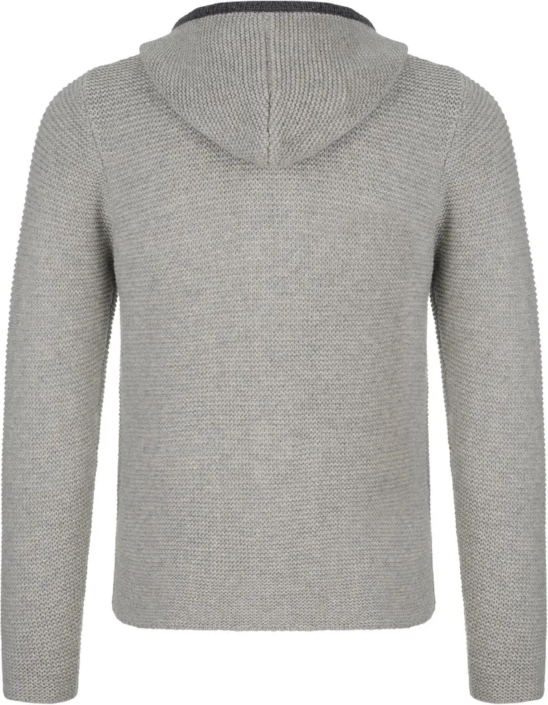 Herren Kostümjacke mit Hood - Kostüm Hoodie für Männer in Schwarz / Anthrazit und Grau und Braun - Traditionelle Strickjacke in S, M, L, XL, XXL, XXXL