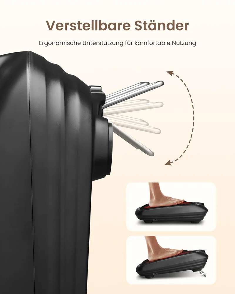 Massagegerät Schulter Nackenmassagegerät mit Wärme, Shiatsu Massagegerät mit 3D-Massage von tiefem Gewebe, Massage für Nacken, Rücken, Beine, Füße, Geschenke für Frauen, Geschenke für Männer
