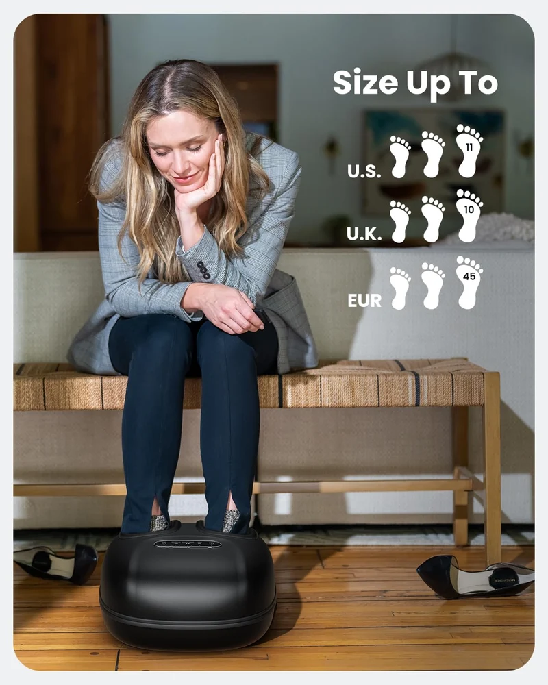 Massagegerät Schulter Nackenmassagegerät mit Wärme, Shiatsu Massagegerät mit 3D-Massage von tiefem Gewebe, Massage für Nacken, Rücken, Beine, Füße, Geschenke für Frauen, Geschenke für Männer
