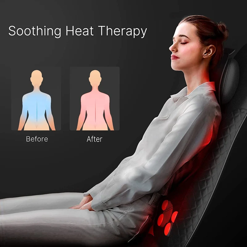 Massagegerät Schulter Nackenmassagegerät mit Wärme, Shiatsu Massagegerät mit 3D-Massage von tiefem Gewebe, Massage für Nacken, Rücken, Beine, Füße, Geschenke für Frauen, Geschenke für Männer