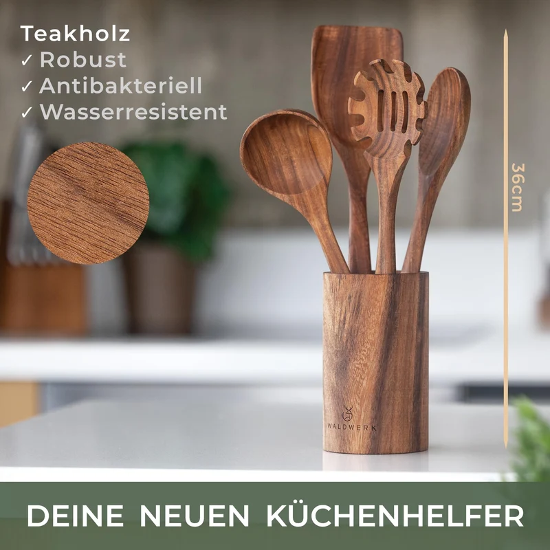 Magnetische Messerstreifen (40 x 5 cm) - Magnetstreifen aus elegantem Akazienholz - Magnetische Messerhalter für schwere Messer - Magnetische Messerstreifen zum Kleben oder Schrauben - Magnetische Messerhalterung