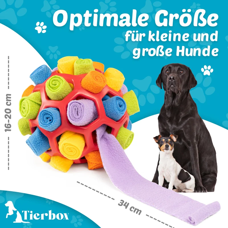 Schnüffelball für Hunde Intelligenz Spielzeug für alle Hunde / Schnüffelspiele Hund