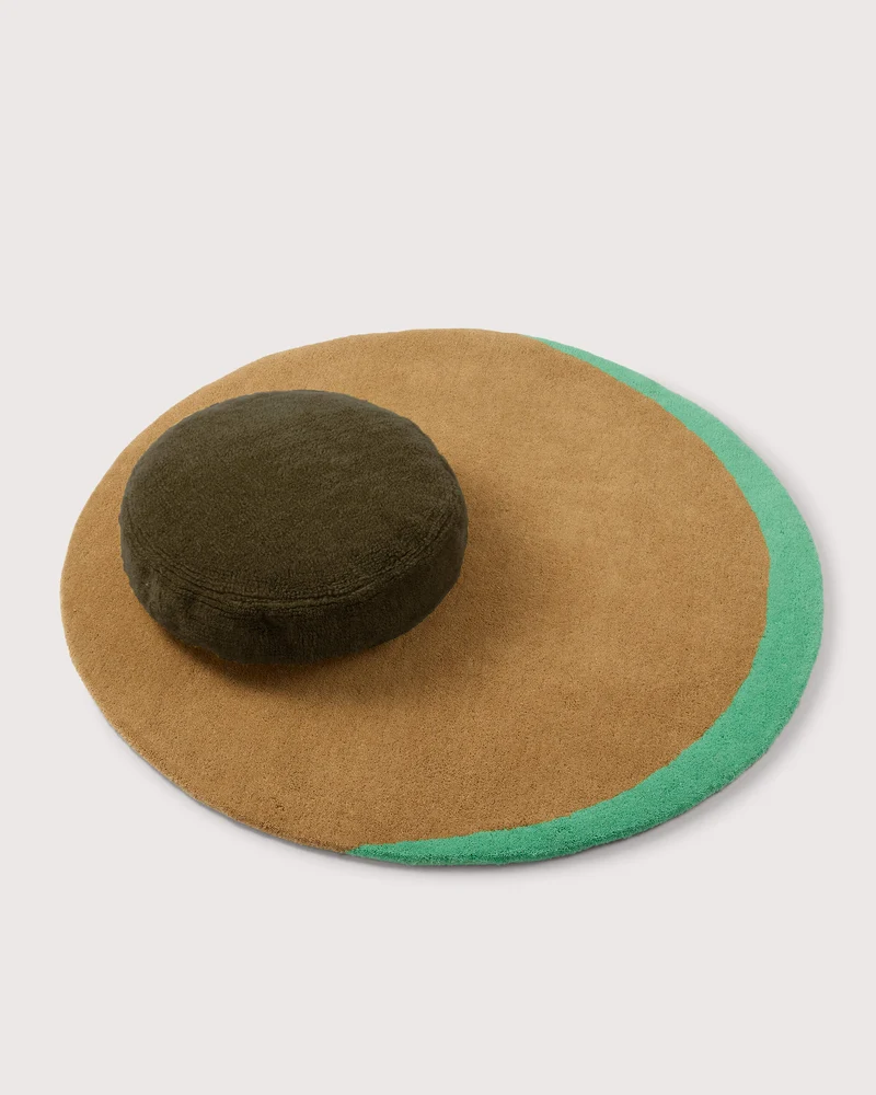 bigDOT Kussenhoes Furry Dark Olive