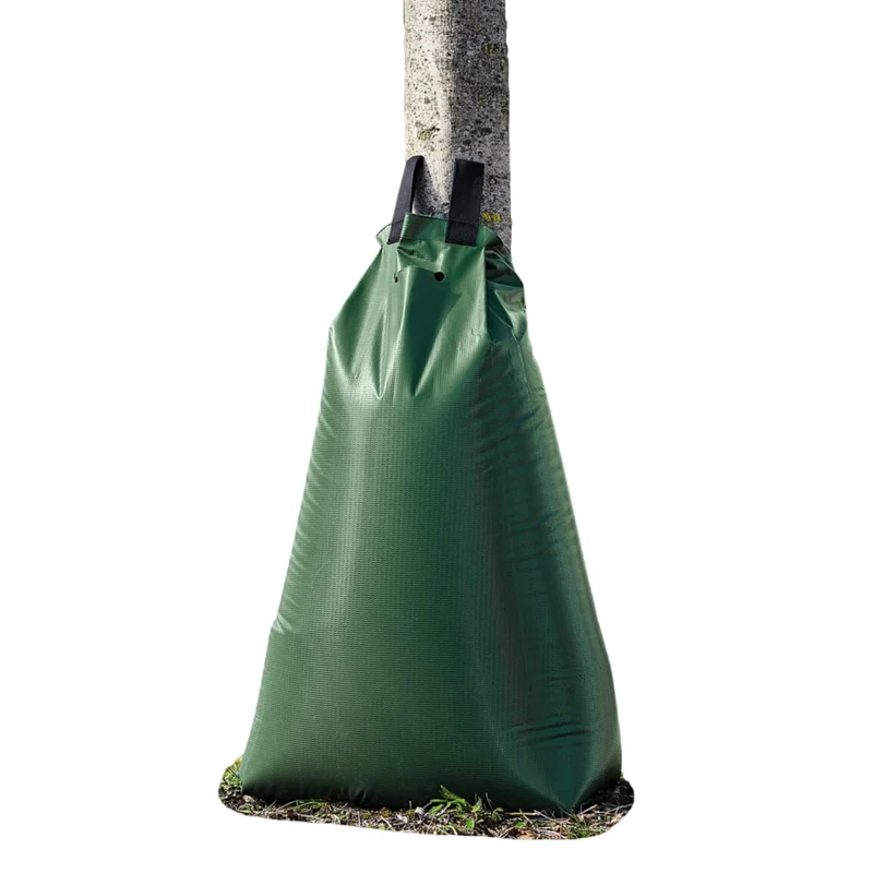 Baumbewässerungssack 75 L - Verbinden Sie mehrere Bewässerungsbeutel miteinander - Bewässerungssack mit Schutzetikett - Baumbeutel aus robustem und UV-beständigem PVC