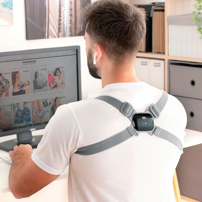 Intelligenter Haltungstrainer Einheitsgröße mit Vibration wiederaufladbar Viback InnovaGoods KD