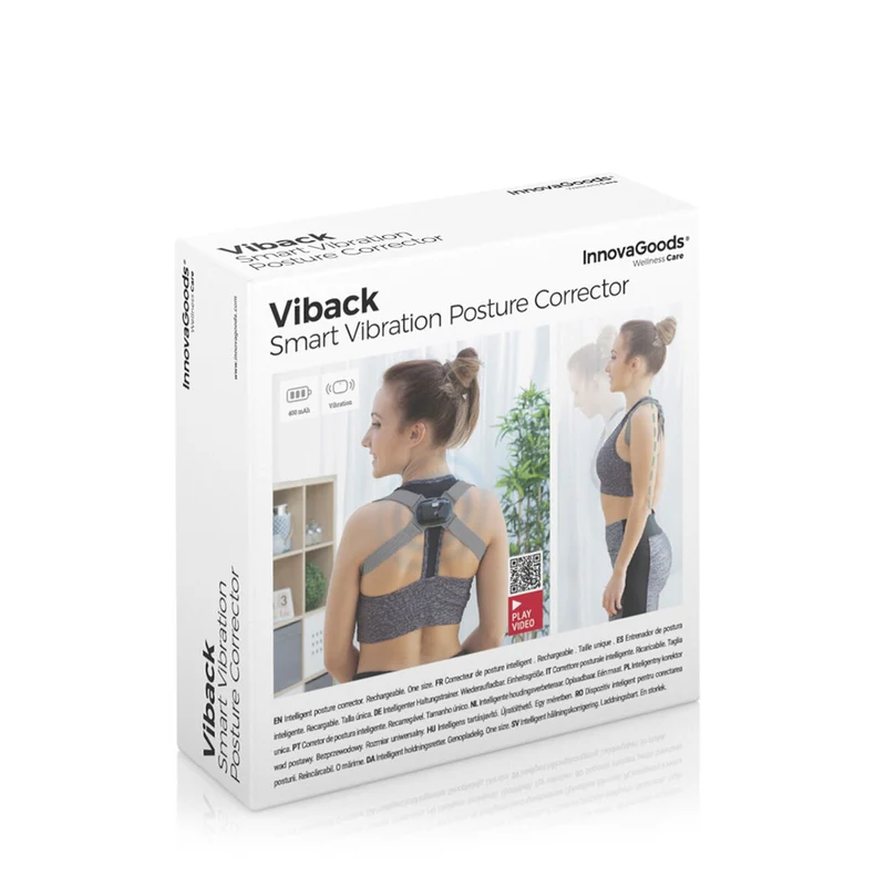 Intelligenter Haltungstrainer Einheitsgröße mit Vibration wiederaufladbar Viback InnovaGoods KD