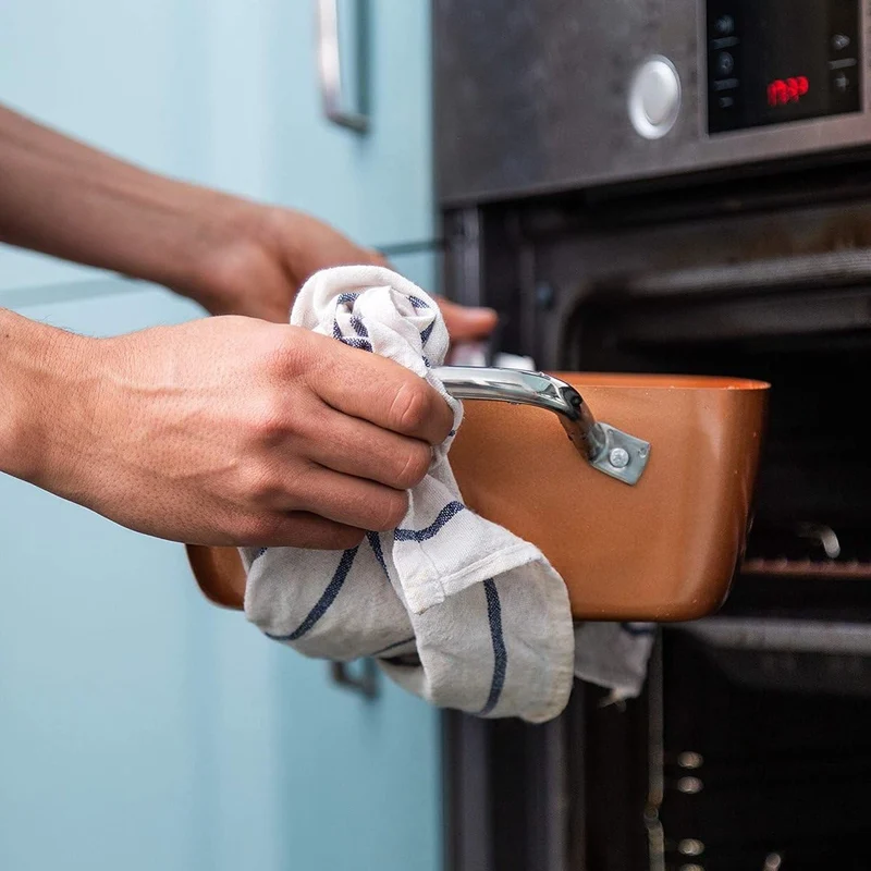 5-in-1 Multifunktions-Bratpfanne mit Deckel, Zubehör für 6 Personen, 6 l, 28 cm Ölfritteuse – PFOA-freie Antihaft-Keramikbeschichtung – Induktions-, Gas-, Elektro- und Backofengeeignet