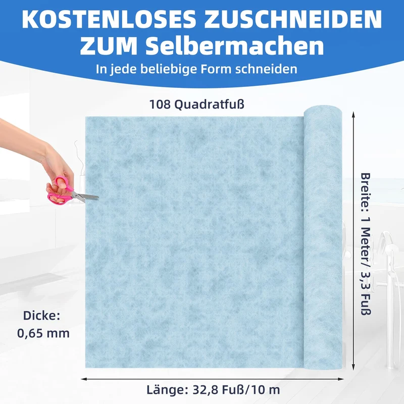 Abdichtungsrollen - Dichtbahnen - Abdichtung Duschen/Terrassen - NEU & Originalverpackt! - Direkt ab Lager Schweiz!