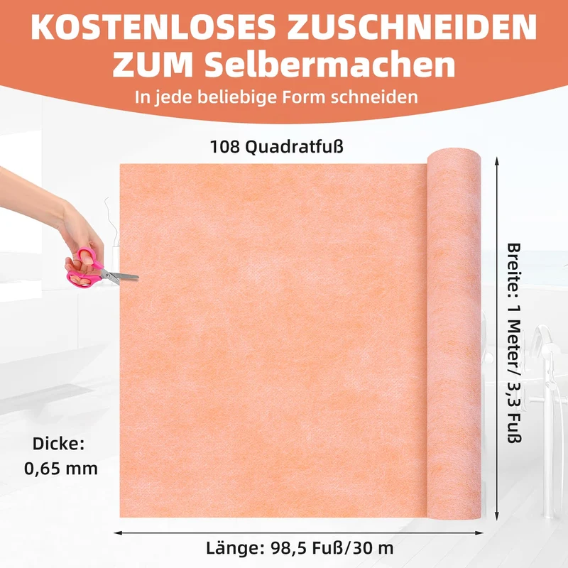 Abdichtungsrollen - Dichtbahnen - Abdichtung Duschen/Terrassen - NEU & Originalverpackt! - Direkt ab Lager Schweiz!