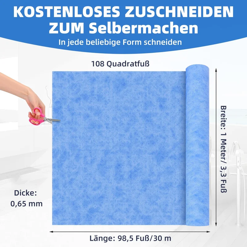Abdichtungsrollen - Dichtbahnen - Abdichtung Duschen/Terrassen - NEU & Originalverpackt! - Direkt ab Lager Schweiz!